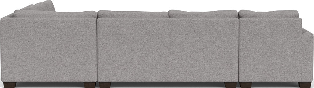 Track 141" Corner Sectionals w. Left Chaise - Merit Graystone