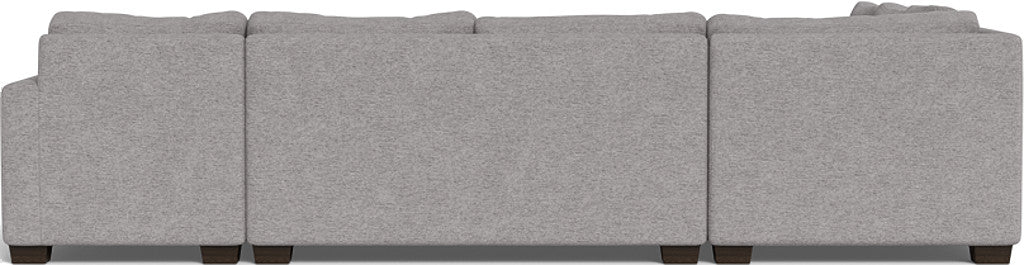 Track 141" Corner Sectionals w. Right Chaise - Merit Graystone