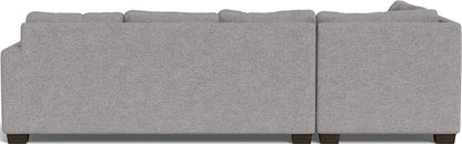 Track 121" Left Chaise Sleeper Sectional - Merit Graystone