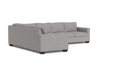 Track 121" Left Corner Sectional - Merit Graystone