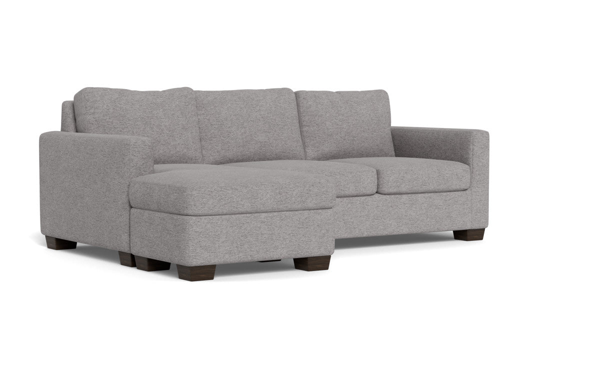 Track 87" Reversible Sofa Chaise - Merit Graystone
