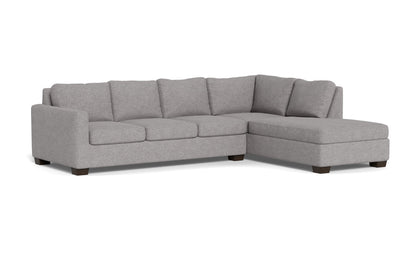 Track 121" Right Chaise Sleeper Sectional - Merit Graystone