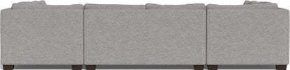 Track 141" Corner Sofa U Sectional - Merit Graystone