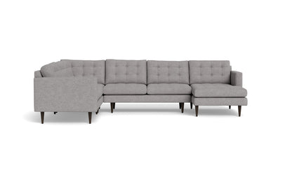 Wallace 130" Corner Sectionals w. Right Chaise - Merit Graystone