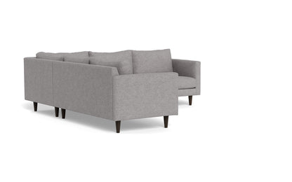 Wallace 102" Untufted Corner Sectional - Merit Graystone