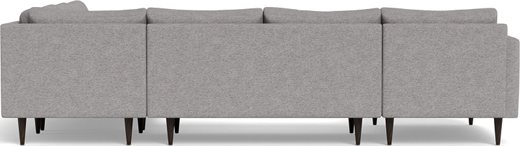 Wallace 130" Untufted Corner Sectionals w. Left Chaise - Merit Dove