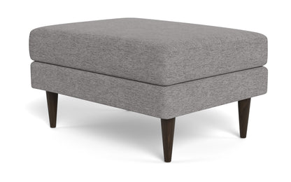 Wallace Untufted Ottoman - Merit Graystone