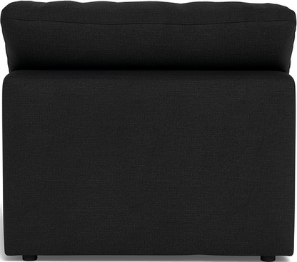 Fluffy Small Armless Chair - Merit Graystone