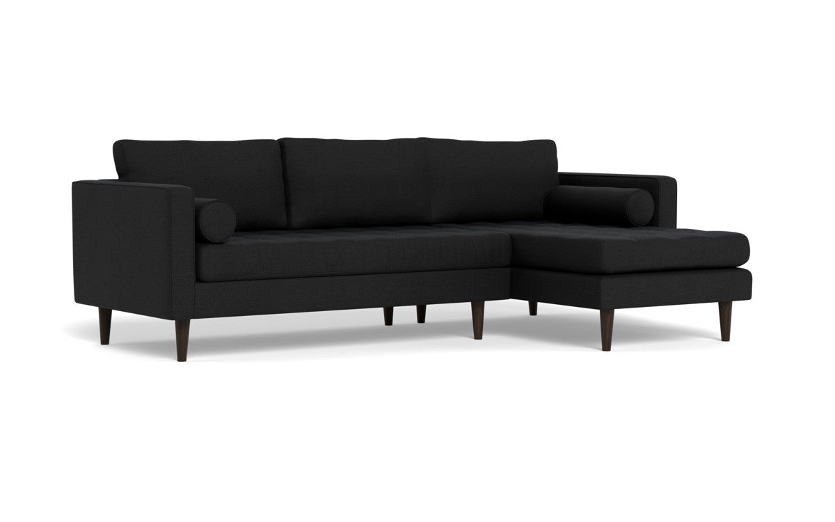 Ladybird 102" Right Chaise Sectional - Merit Onyx