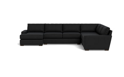 Mas Mesa 162" Deep Corner Sectionals w. Left Chaise - Merit Onyx