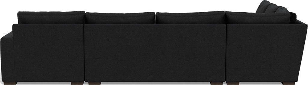 Mesa 156" Corner Sectionals w. Right Chaise - Merit Onyx