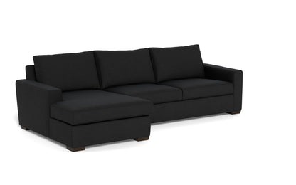Mesa 123" Left Chaise Sectional - Merit Onyx