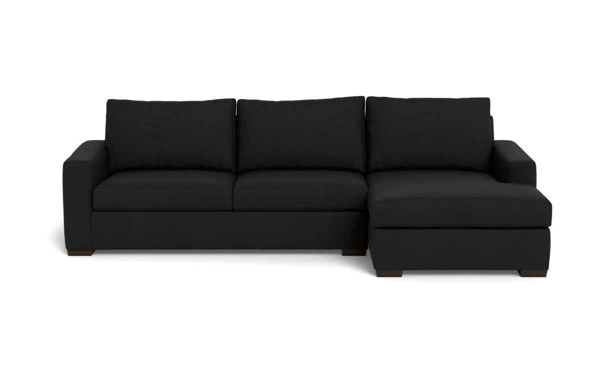 Mesa 123" Right Chaise Sectional - Merit Onyx