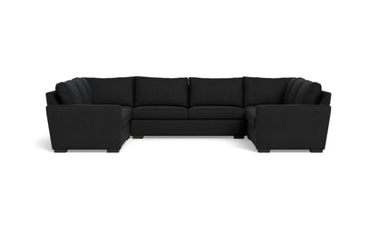 Mesa 154" Condo U Sectional - Merit Onyx