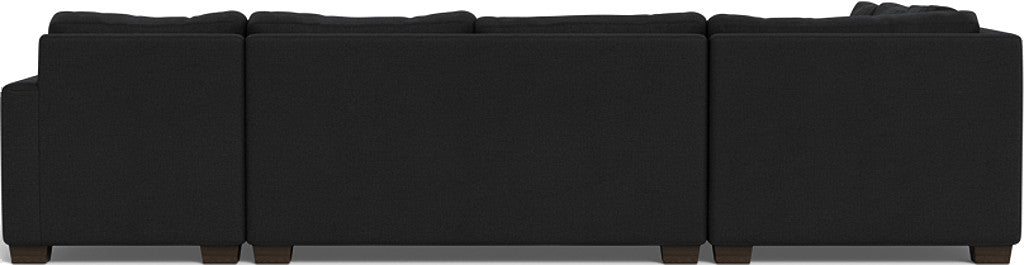 Track 141" Corner Sectionals w. Right Chaise - Merit Onyx