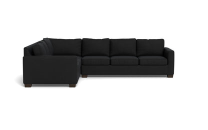 Track 121" Left Corner Sectional - Merit Onyx