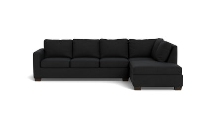 Track 121" Right Chaise Sleeper Sectional - Merit Onyx