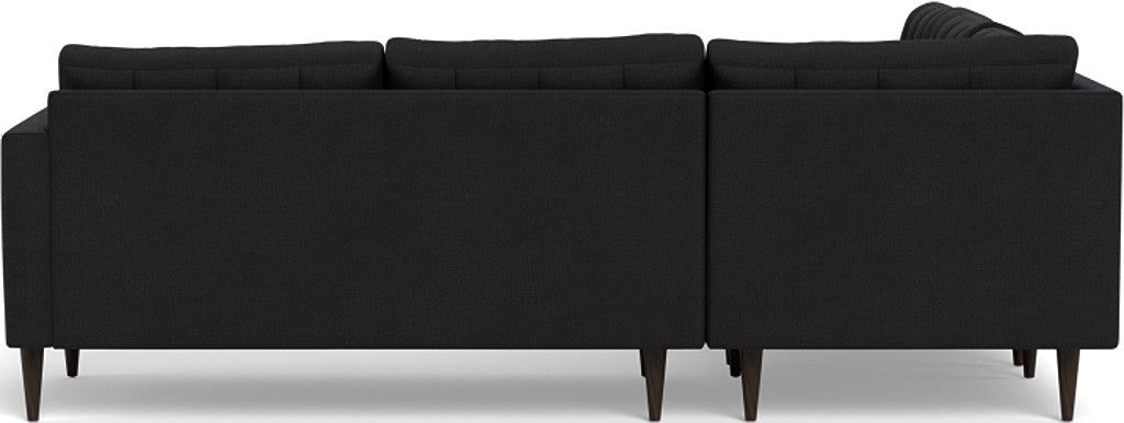 Wallace 102" Corner Sectional - Merit Onyx