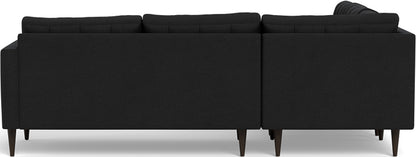 Wallace 102" Corner Sectional - Merit Onyx