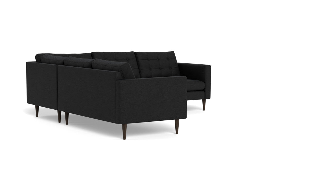 Wallace 102" Corner Sectional - Merit Onyx