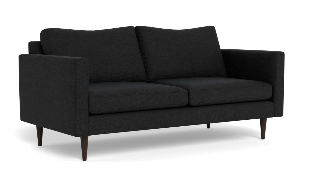 Wallace 74" Untufted Apartment Sofa - Merit Onyx