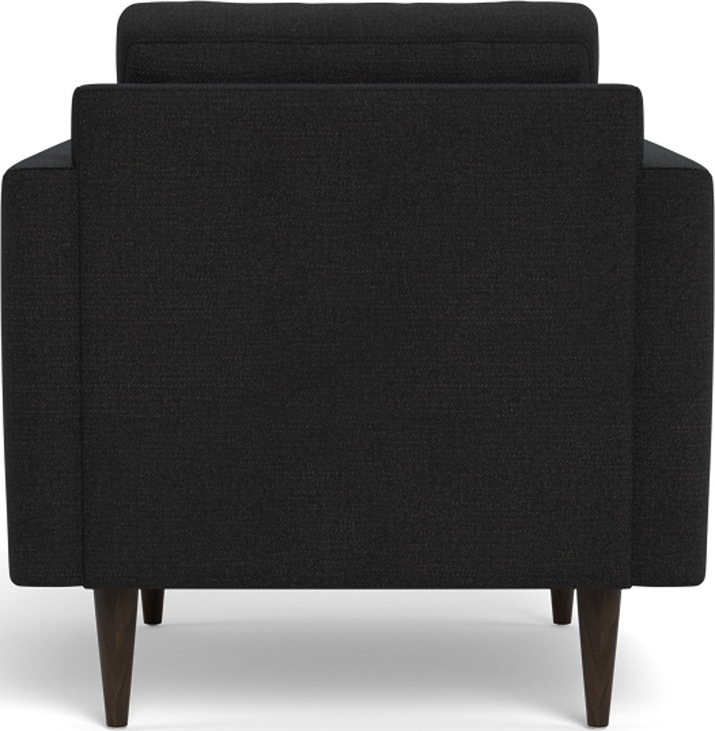 Wallace 34" Untufted Arm Chair - Merit Onyx