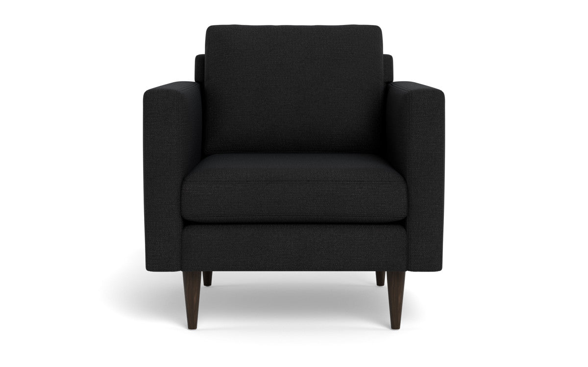 Wallace 34" Untufted Arm Chair - Merit Onyx