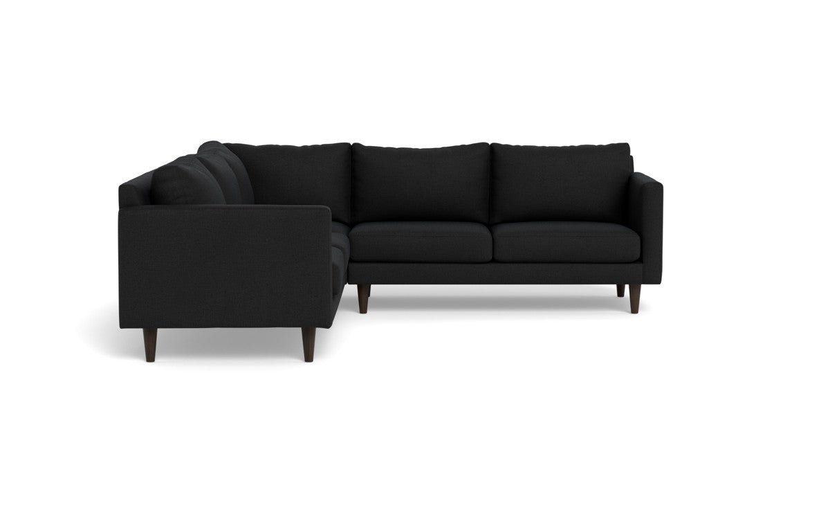Wallace 102" Untufted Corner Sectional - Merit Onyx