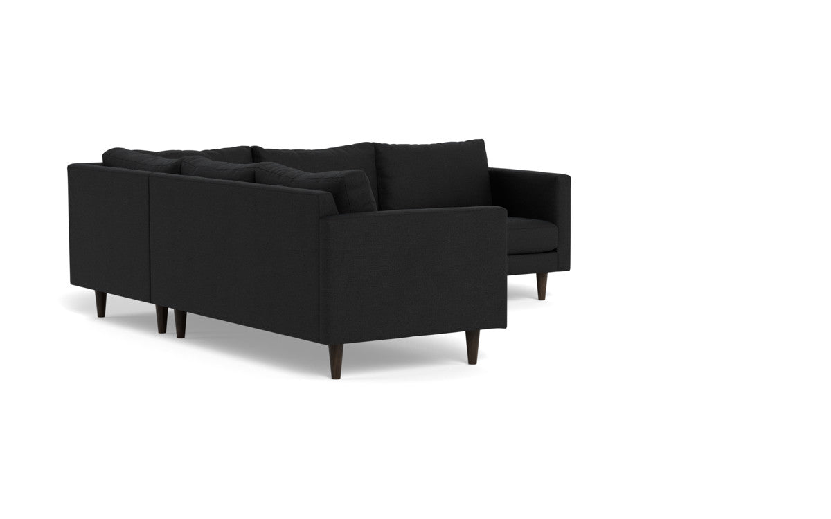 Wallace 102" Untufted Corner Sectional - Merit Onyx