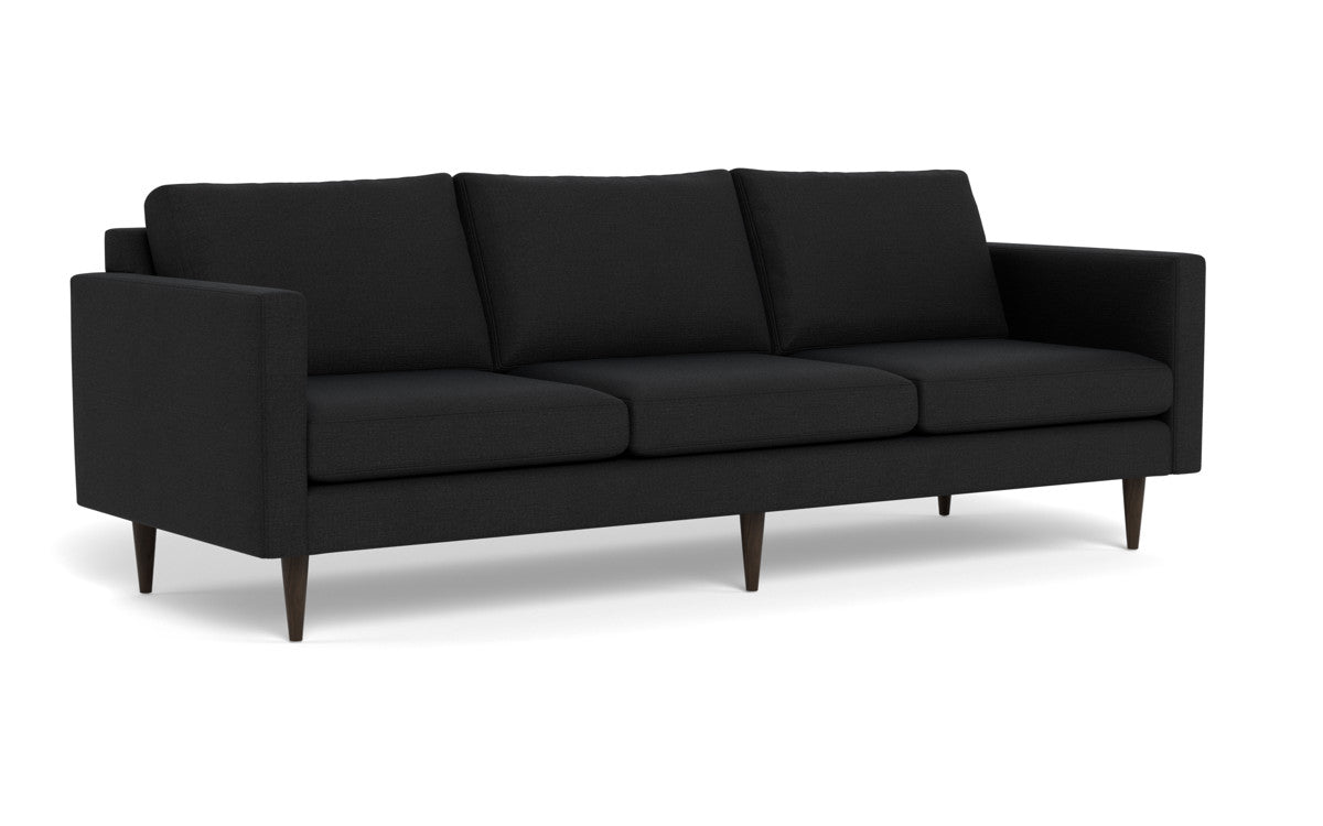 Wallace 98" Untufted Estate Sofa - Merit Onyx
