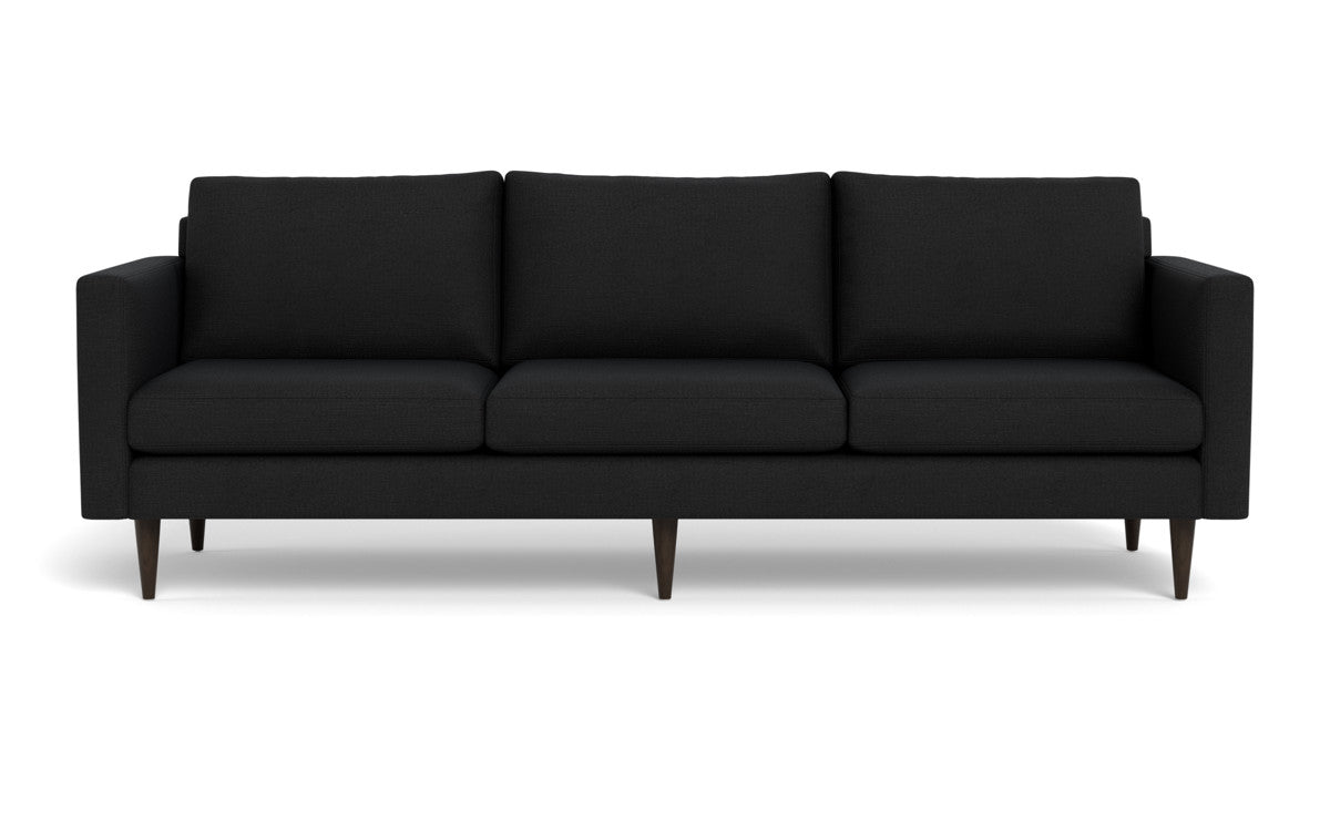 Wallace 98" Untufted Estate Sofa - Merit Onyx