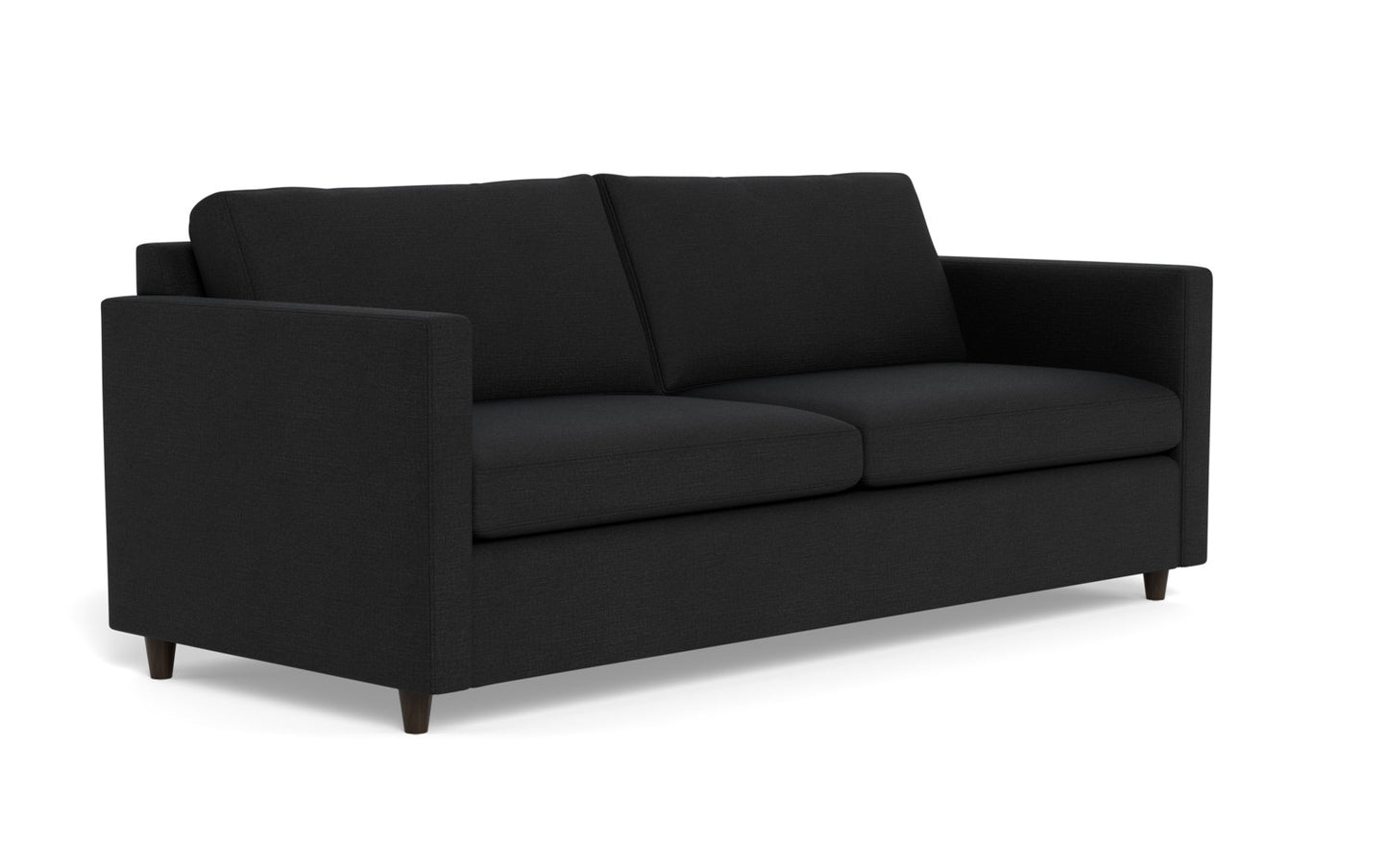 Wallace 74" Untufted Queen Sleeper Sofa - Merit Onyx