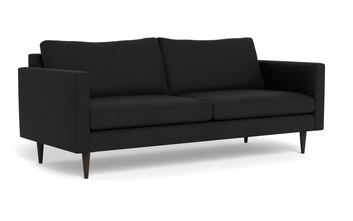 Wallace 85" Untufted Sofa - Merit Onyx