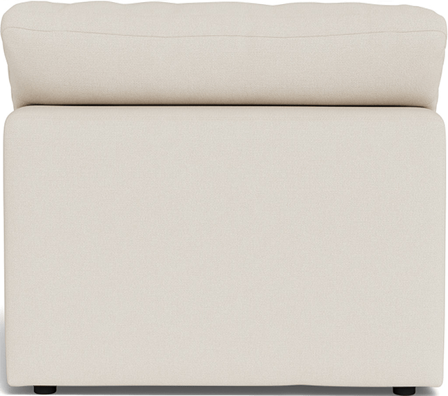 Fluffy Small Armless Chair - Merit Onyx