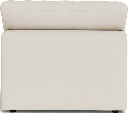 Fluffy Small Armless Chair - Merit Onyx