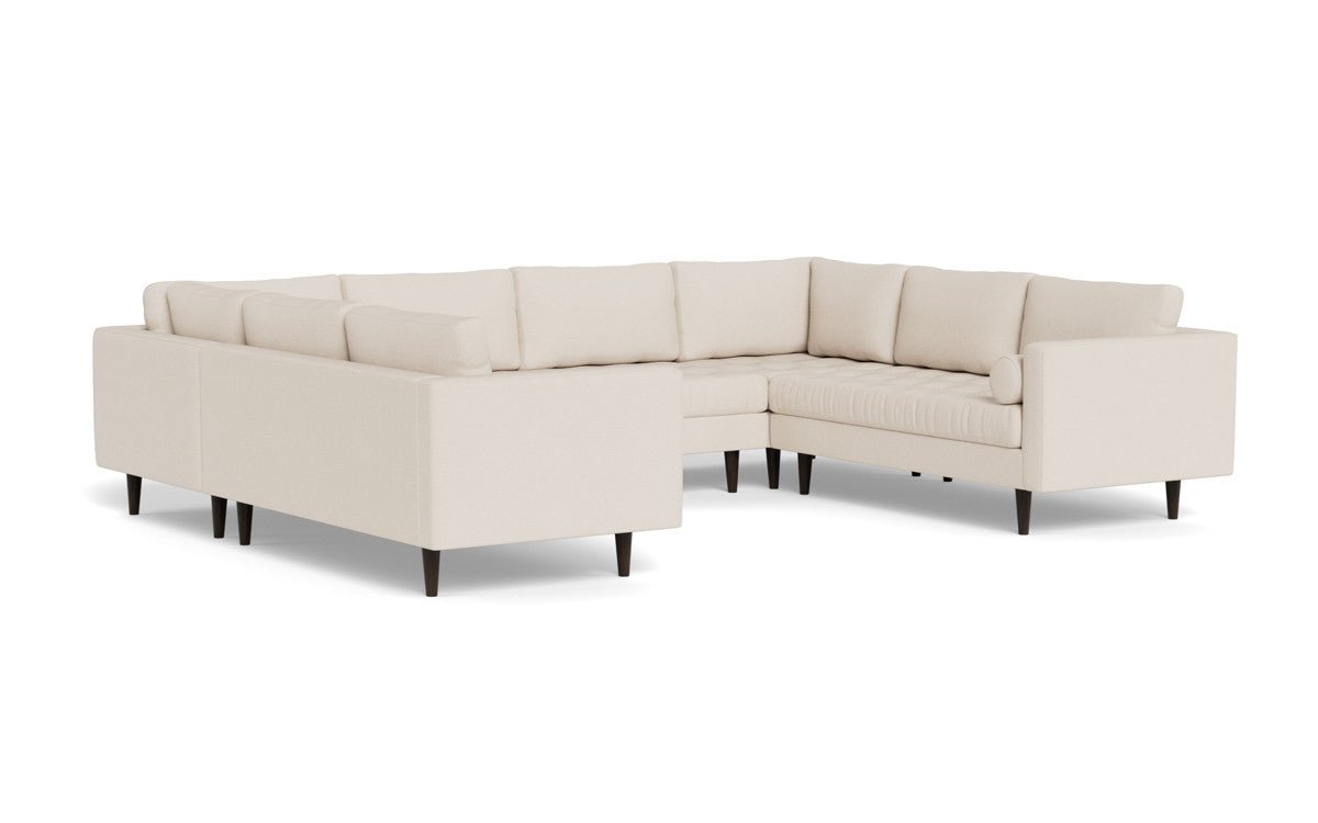 Ladybird 134" U Sectional - Merit Snow