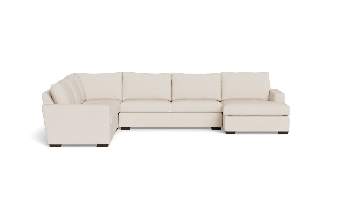 Mesa 156" Corner Sectionals w. Right Chaise - Merit Snow