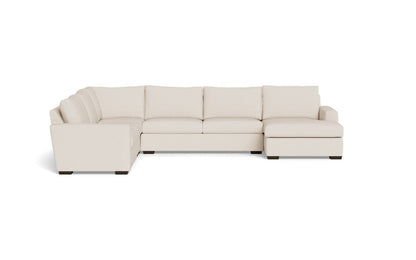 Mesa 156" Corner Sectionals w. Right Chaise - Merit Snow