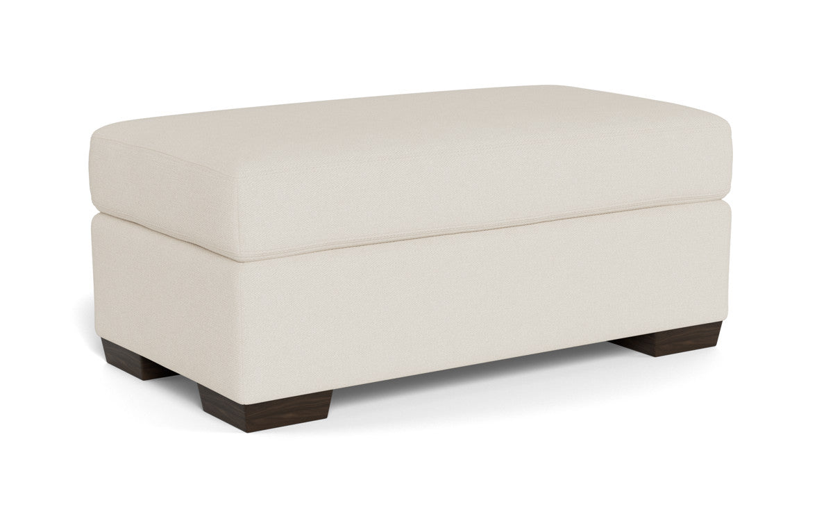 Mesa Storage Ottoman - Merit Snow