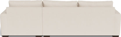 Mesa 123" Right Chaise Sectional - Merit Snow