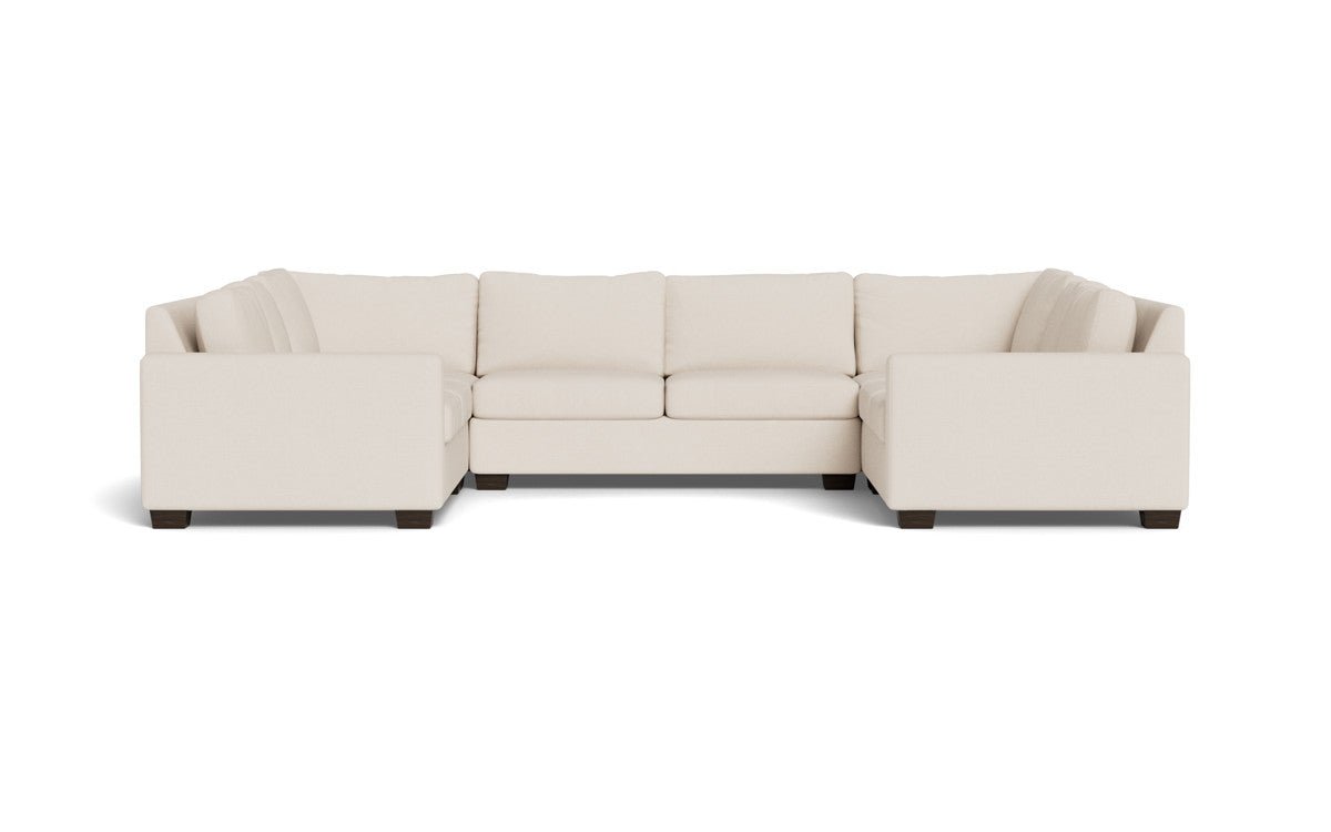 Track 141" Corner Sofa U Sectional - Merit Snow