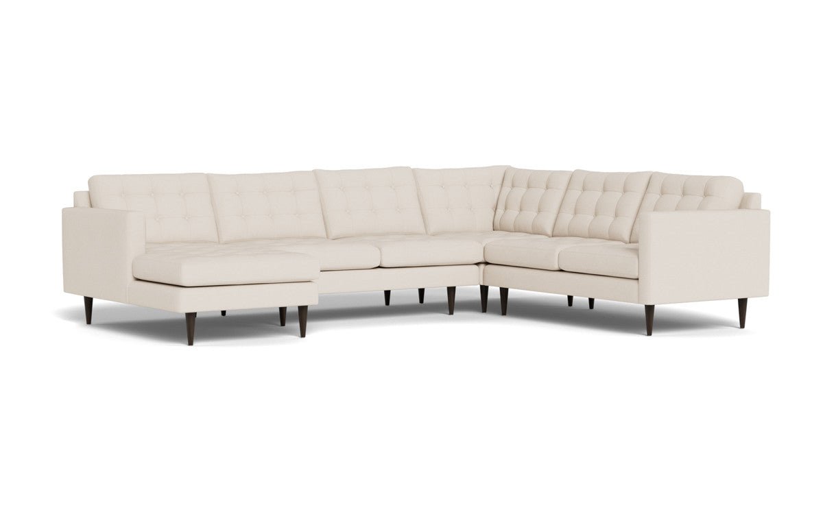 Wallace 130" Corner Sectionals w. Left Chaise - Merit Snow