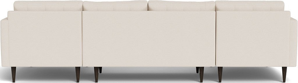 Wallace 126" Double Chaise U Sectional - Merit Snow