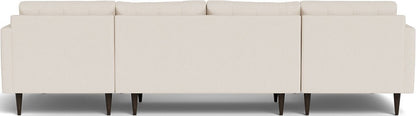 Wallace 126" Double Chaise U Sectional - Merit Snow
