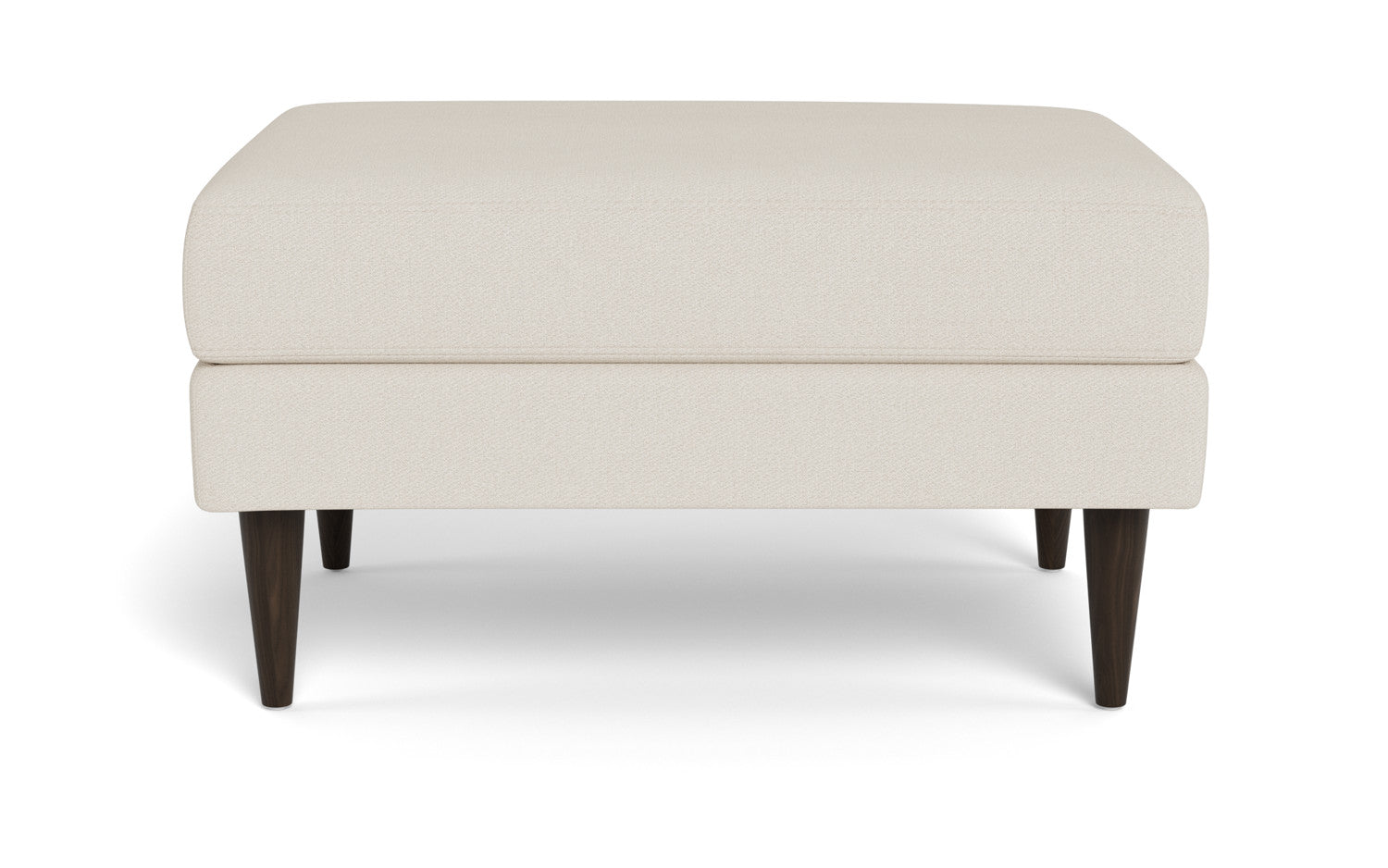 Wallace Untufted Ottoman - Merit Onyx