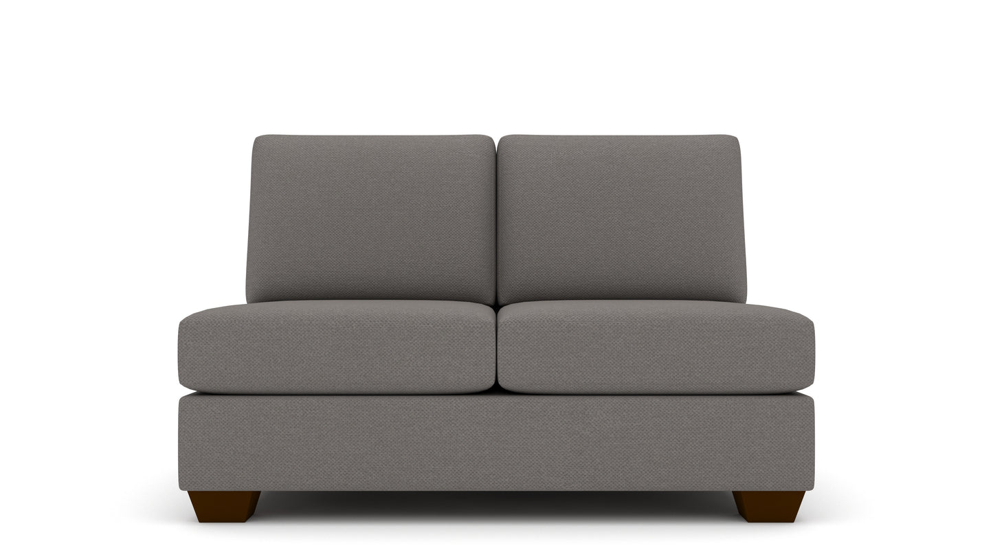 Manor Armless Loveseat - Nepal Clay