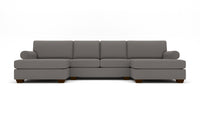 Manor 149" Double Chaise With Armless Loveseat - Peyton Slate
