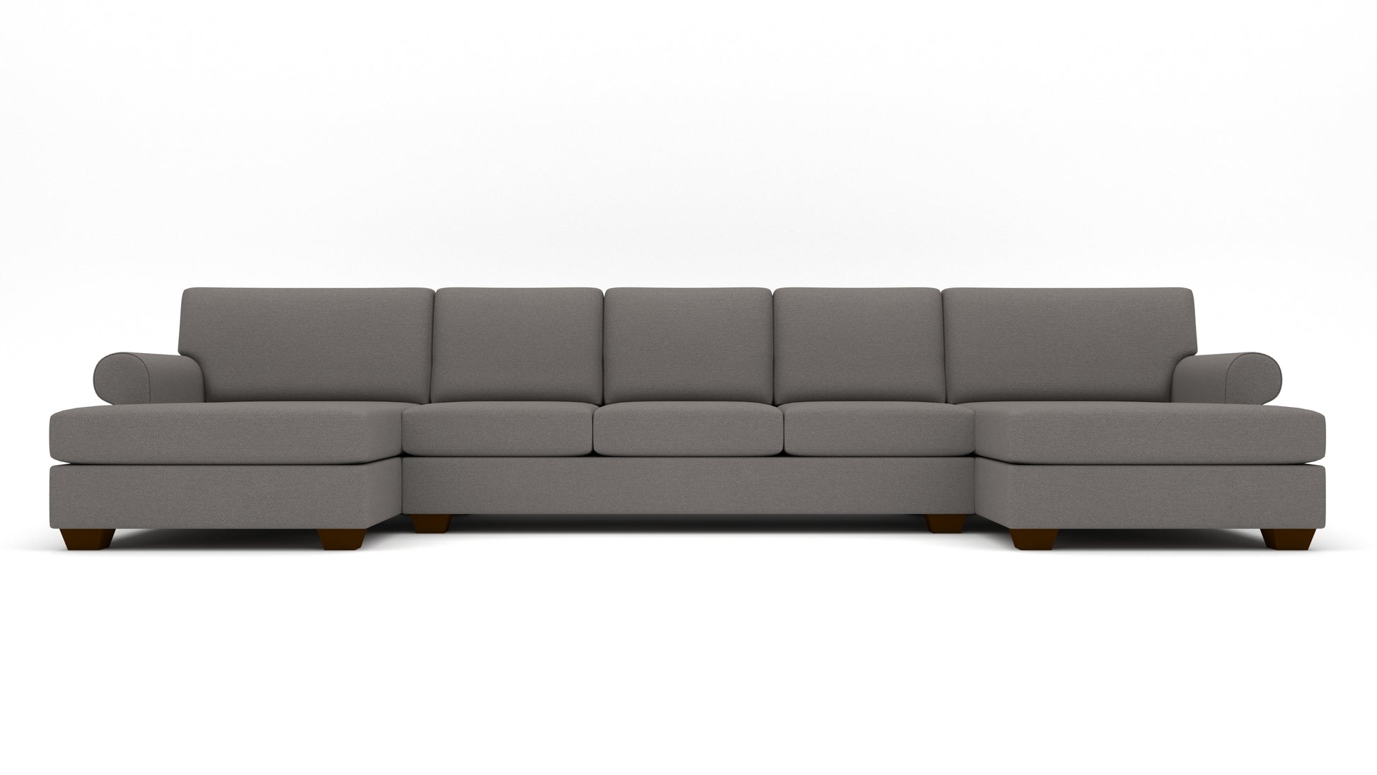Manor 178" Double Chaise With Armless Sofa - Peyton Slate