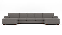 Manor 178" Double Chaise With Armless Sofa - Peyton Slate