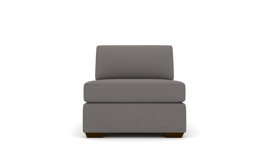 Mas Mesa Deep Armless Chair - Peyton Slate